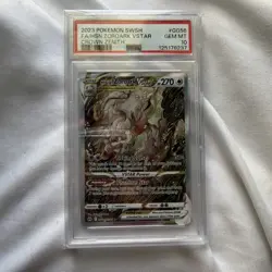 2023 Pokemon SWSH Crown Zenith #GG56 FA Hisuian Zoroark VSTAR PSA 10 GEM MINT - Image 1