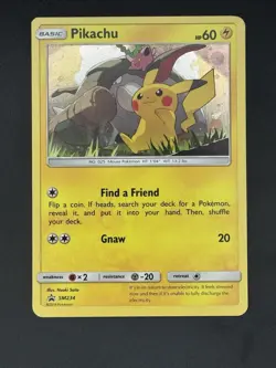 The Pokemon Company Pikachu SM234 Black Star Promo Holo EN 60 HP - Image 1