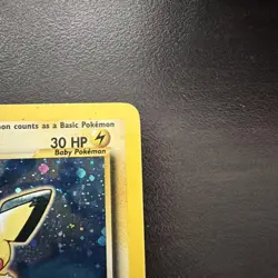 Pokemon TCG Pichu 12/111 Neo Genesis Holo MP - Image 3