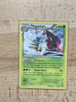 Meganium 3/122 Holo Rare BREAKpoint Pokemon Holo Lightly Played - Image 1