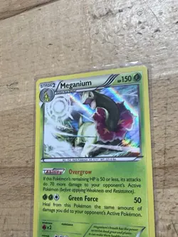 Meganium 3/122 Holo Rare BREAKpoint Pokemon Holo Lightly Played - Image 2
