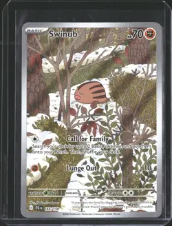 Swinub 165/159 Illustration Rare Journey Together Pokemon NM/M - Image 1