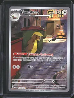 Gumshoos 153/132 Illustration Rare Mega Evolution Pokemon NM/M - Image 1