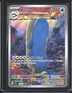 Wailord 162/159 Illustration Rare Journey Together Pokemon NM/M - Image 1