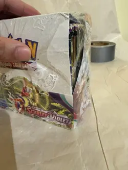 Pokemon Scarlet And Violet Base Booster Box - Sealed But Damaged (see Pics) - Image 2