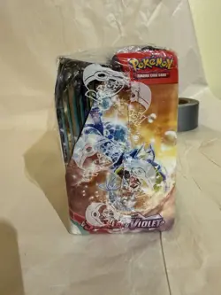 Pokemon Scarlet And Violet Base Booster Box - Sealed But Damaged (see Pics) - Image 4