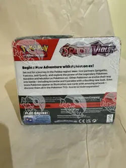 Pokemon Scarlet And Violet Base Booster Box - Sealed But Damaged (see Pics) - Image 5