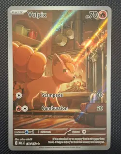 Vulpix 138/132 NM Holo Illustration Rare Pokemon Card Mega Evolution English TCG - Image 1