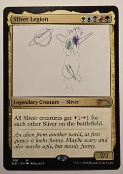 MTG Sliver Legion - Secret Lair Extra Life 1150 Near Mint SEE DESCRIPTION - Image 1