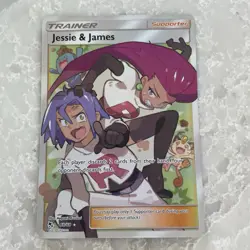 Pokemon TCG Hidden Fates Jessie & James 68/68 Ultra Rare Full Art Holo - Image 3