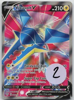 Vikavolt V 180/189 Ultra Rare Darkness Ablaze Pokemon NM - Image 1
