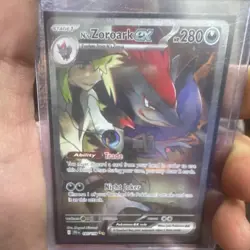 Pokemon TCG N's Zoroark ex 185/159 Sv09 Journey Together SIR Holo Eng 280HP - Image 1
