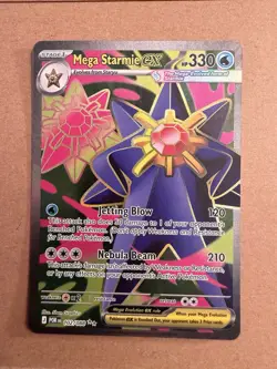Pokemon TCG Mega Starmie ex #102/088 ME03: Perfect Order NM - Image 1