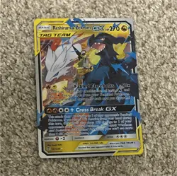 Pokemon Reshiram & Zekrom GX Tag Team Ultra Rare Dragon Sun & Moon 157/236 - Image 1