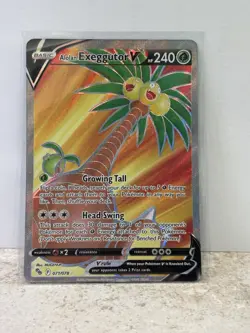 Alolan Exeggutor V 071/078 - (Full Art) -Ultra Rare English Pokemon TCG NM - Image 1