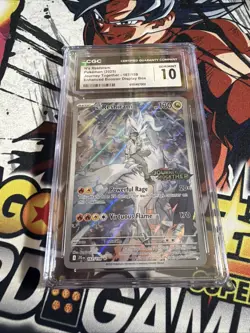 Pokemon TCG N's Reshiram 167/159 Journey Together Stamped CGC Gem Mint 10 - Image 1