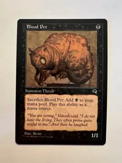 Blood Pet - MTG Tempest - NM - Image 1