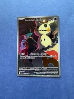 The Pokemon Company Pokemon TCG Team Rocket's Mimikyu 238/217 IR Holo Full Art - Image 3