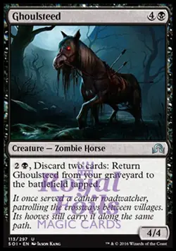 Ghoulsteed 2x FOIL SOI MTG Shadows Over Innistrad Uncommon MINT black - Image 1