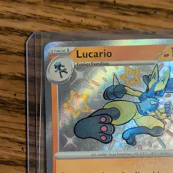 The Pokemon Company Lucario 174/091 SV: Paldean Fates Shiny Rare Holo EN - Image 2