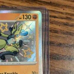 The Pokemon Company Lucario 174/091 SV: Paldean Fates Shiny Rare Holo EN - Image 3
