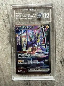 FREE SHIPPING 2023 Pokemon Miraidon ex 244/198 SIR TAG 10 - Image 1