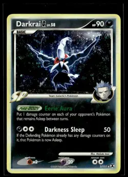 2009 Rising Rivals Darkrai G Holo Rare #3/111 - Image 1