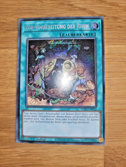 Yugioh Vor Vorbereitung der Riten RA01-DE055 Secret Rare Deutsch - Image 1