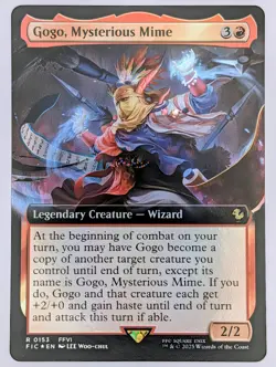 (Foil) Gogo, Mysterious Mime (Extended Art) FCA 0153 FINAL FANTASY MTG NM - Image 1