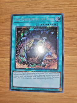 Yugioh Vor Vorbereitung der Riten RA01-DE055 Platinum Secret Rare Deutsch - Image 1