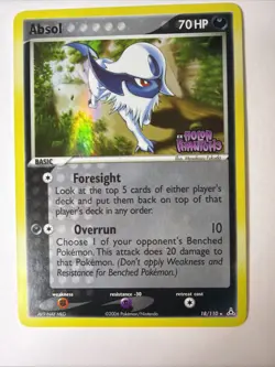 💥 Absol Reverse Holo Stamped Holon Phantoms 18/110 Pokemon Card 2006 - Image 1