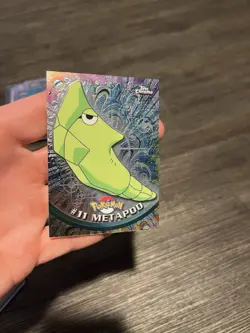 Topps Chrome Pokemon Metapod #11 TV Animation Edition Foil Trading Card - Image 4