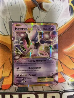 Mewtwo EX 52/108 Evolutions Holo card - Image 1