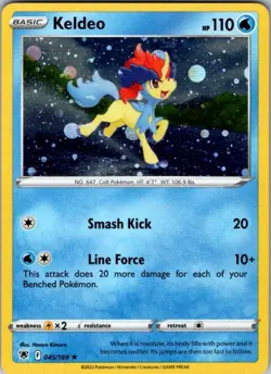 Keldeo - (Cosmos Holo) Holo Rare Miscellaneous Cards & Products 045/189 NM - Image 1
