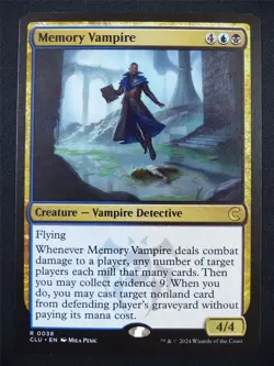 Memory Vampire - CLU - Mtg Card #5NQ - Image 1
