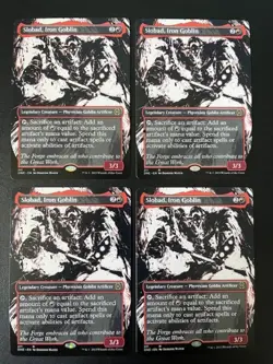 MTG- Slobad, Iron Golem x4 - Phyrexia: All Will Be One (Borderless) - Image 1