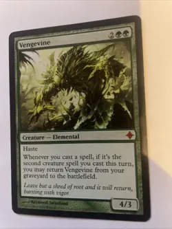 MTG Vengevine Rise of the Eldrazi 212/248 Regular Mythic NM-M - Image 1