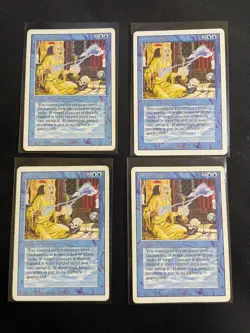 MtG X4 Control Magic Revised Magic The Gathering (Enchant Creature) - Image 1