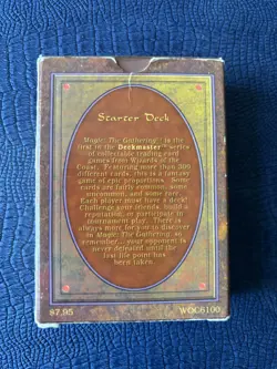 MTG Revised Edition Starter Deck box (empty) 1994 - plus 60 basic lands - Image 4