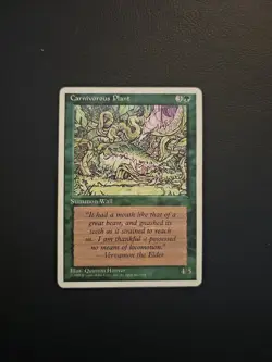 Carnivorous Plant MTG Core Set 4th Edition Regular - Image 1