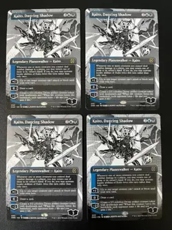 MTG- Kaito, Dancing Shadow x4 - Phyrexia: All Will Be One (Borderless) - Image 1