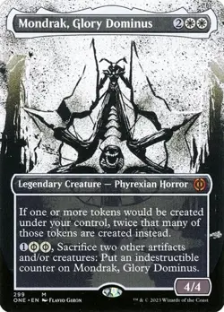 Mondrak, Glory Dominus - Extended Art Showcase ONE NM MTG - Image 1