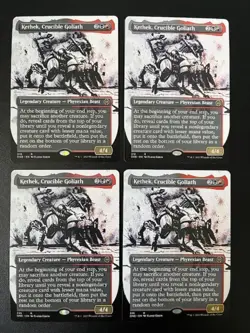 MTG- Kethek, Crucible Goliath x4 - Phyrexia: All Will Be One (Borderless) - Image 1