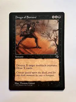 Dregs of Sorrow - MTG Tempest - NM - Image 1