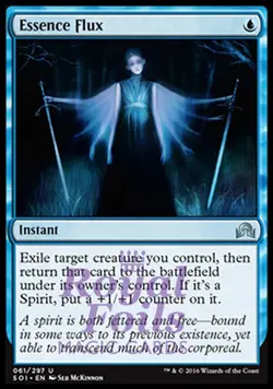 Essence Flux 1x FOIL SOI MTG Shadows Over Innistrad Uncommon MINT blue - Image 1