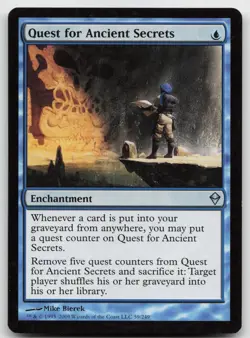MTG Quest for Ancient Secrets U Zendikar 59 MP - Image 1