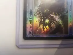MTG Wurmcoil Engine Scars of Mirrodin Promos LP FOIL - Image 2