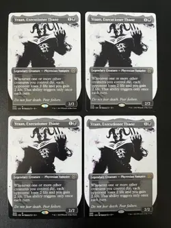 MTG- Vraan, Executioner Thane x4 - Phyrexia: All Will Be One (Borderless) - Image 1