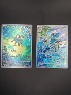 Chaos Rising - Froakie 088/086 And Frogadier 089/086 Pokemon Card Bundle - Image 1