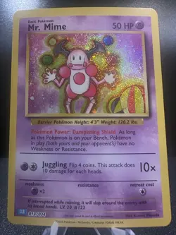 Mr. Mime 013/034 Trading Card Game Classic Pokemon Holo Near Mint - Image 1